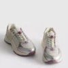 Grube sneakersy z zapięciem na suwak