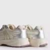 Grube sneakersy z zapięciem na suwak