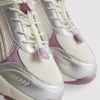 Grube sneakersy z zapięciem na suwak