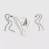Haftowane figi bikini Dolce wiązane z boku