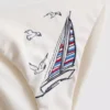 Haftowane figi bikini Dolce wiązane z boku