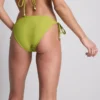 Haftowane figi bikini wiązane z boku