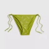 Haftowane figi bikini wiązane z boku