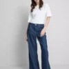 Jeansy z bawełnianego denimu o prostym kroju marki The Edit