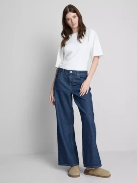 Jeansy z bawełnianego denimu o prostym kroju marki The Edit