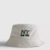 Kapelusz typu bucket z logo Nowego Jorku