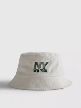 Kapelusz typu bucket z logo Nowego Jorku