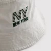 Kapelusz typu bucket z logo Nowego Jorku