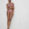Komplet bikini w stylu brazylijskim z trójkątnym stanikiem