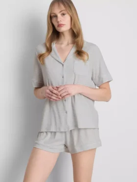 Komplet piżamy typu boyfriend z dżerseju