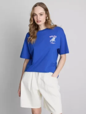 Koszula oversize z nadrukiem „Soleil”