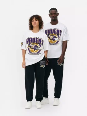 Koszula z logo Baltimore Ravens z ligi NFL