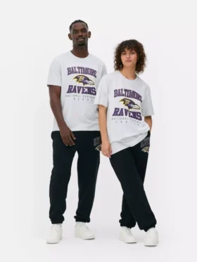 Koszula z logo Baltimore Ravens z ligi NFL