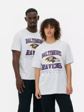 Koszula z logo Baltimore Ravens z ligi NFL