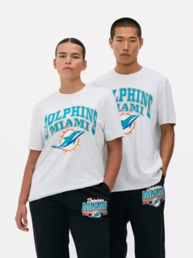 Koszula z logo Miami Dolphins z ligi NFL