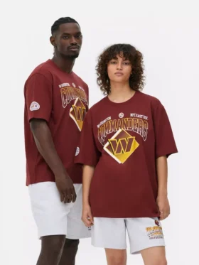 Koszula z logo Washington Commanders z ligi NFL