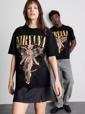 Koszula z nadrukiem „Nirvana Angel”