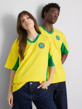 Koszula z siateczki z krótkim rękawem „Brazil”