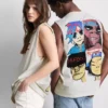 Koszulka bez rękawów z nadrukiem Gorillaz