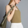 Koszulka bez rękawów z okrągłym dekoltem i plecami typu racerback