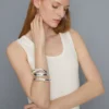 Koszulka bez rękawów z okrągłym dekoltem i plecami typu racerback