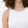 Koszulka bez rękawów z prążkowanym tyłem typu racerback