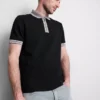 Koszulka polo z fakturą