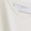 Koszulka z dopasowanymi rękawkami typu cap sleeve