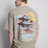 Koszulka z nadrukiem „Washed Japan”