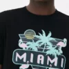 Koszulka z neonową grafiką Miami