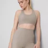 Krótka koszulka sportowa Bodysculpt z wycięciami