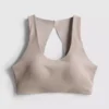 Krótka koszulka sportowa Bodysculpt z wycięciami