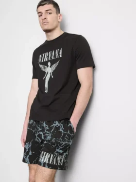 Krótki komplet piżamowy Nirvana