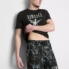 Krótki komplet piżamowy Nirvana