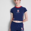 Krótkie piżamy z motywem futbolu amerykańskiego