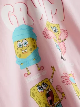 Krótkie piżamy z nadrukiem SpongeBob SquarePants