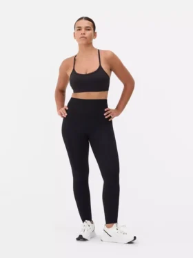 Legginsy bezszwowe z wysokim stanem