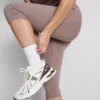 Legginsy capri z wysokim stanem do aktywności fizycznej