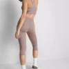 Legginsy capri z wysokim stanem do aktywności fizycznej