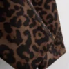 Legginsy sportowe capri w panterkę