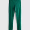 Legginsy sportowe z wysokim stanem w kolorze klonowym
