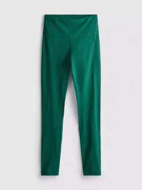 Legginsy sportowe z wysokim stanem w kolorze klonowym