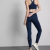 Legginsy sportowe z wysokim stanem, zapewniające płynne wsparcie