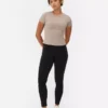 Legginsy z dżerseju z wysokim stanem