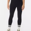 Legginsy z dżerseju z wysokim stanem