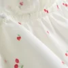 Lekki biustonosz typu bralette z koronkową lamówką w kolorze wiśniowym