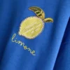 Luźna bluza w kolorze cytrynowym z dużą zawartością bawełny