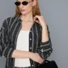 Luźna koszula w paski