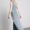 Marszczona spódnica midi w kratę Marszczona spódnica midi w kratę