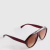 Masywne okulary przeciwsłoneczne w stylu aviator